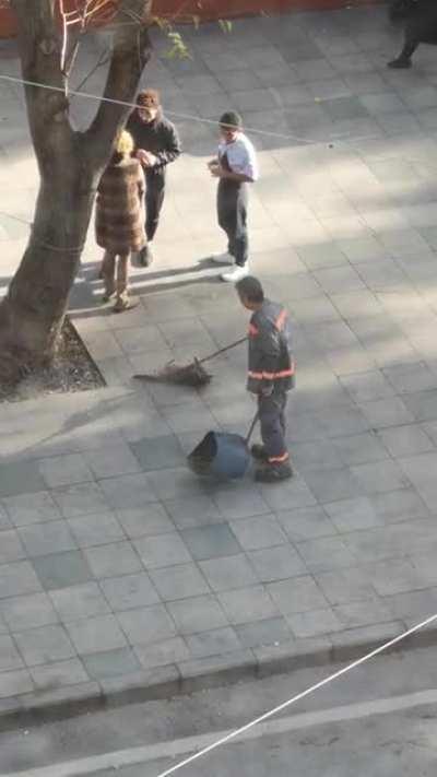 Saw this on my break, and it made my day. (Guess where?)