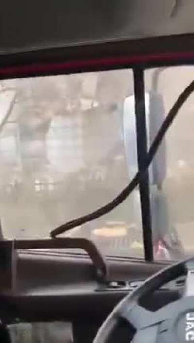 Massive explosion hits auto part company in China's Tianjin Free-Trade Port Zone. One dead, several injured. January 14 2021.