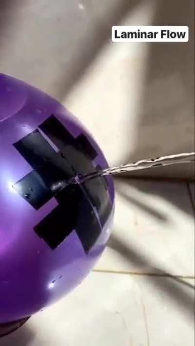 An interesting way to play with laminar flow