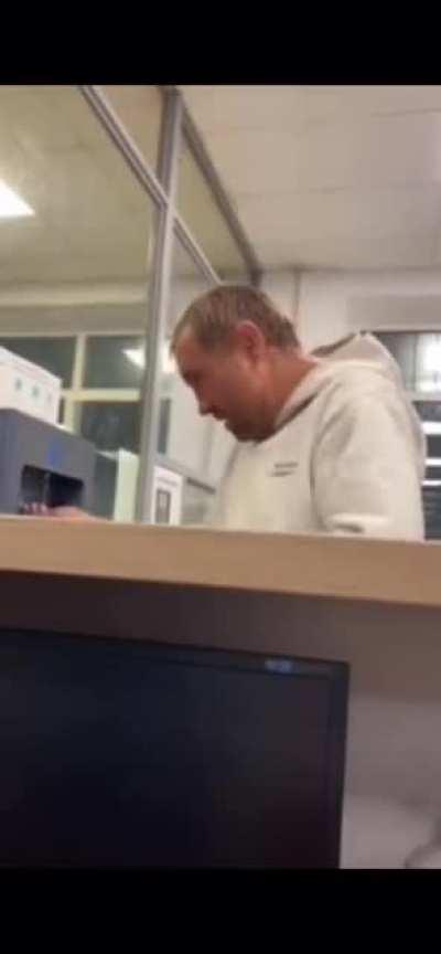 New machine good!- some Russian alcoholic