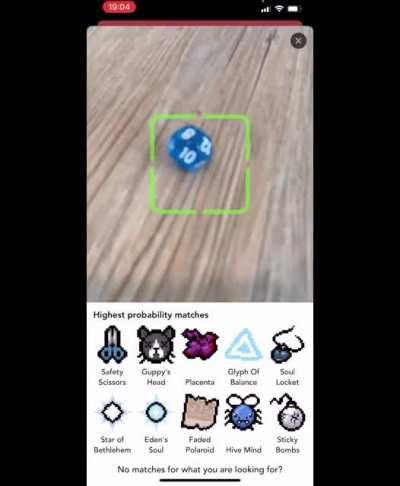 [iOS] Guide app recognizing IRL items and trinkets counterparts (should also work fine with items/trinkets ingame)