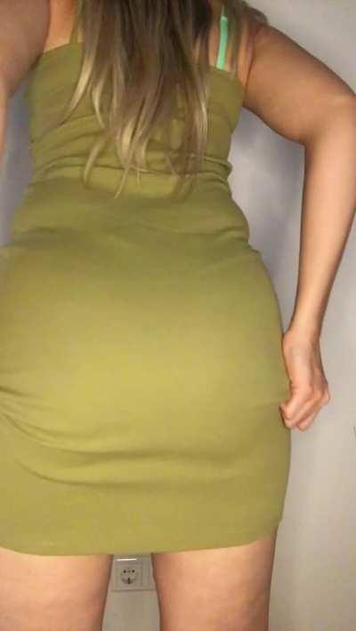 Look what is hidden under my dress