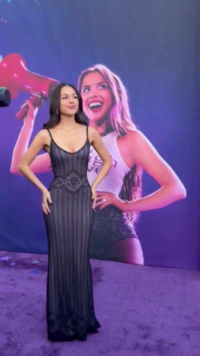 Olivia on the Guts World Tour Film Purple Carpet.