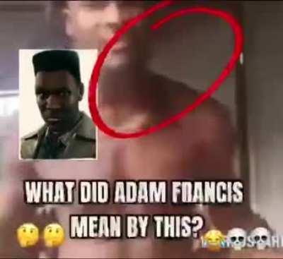 Was Adam Francis wrong for this⁉️⁉️🤔🤔
