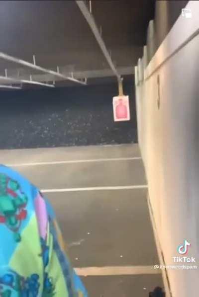 trying to look cool..