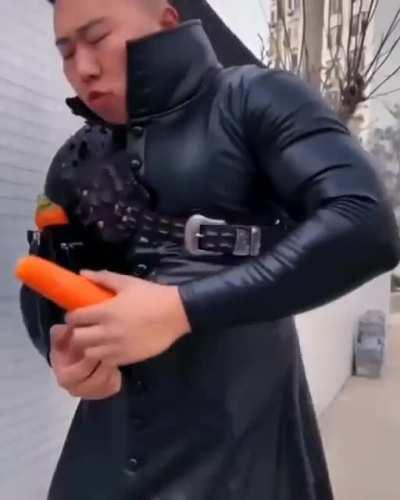 Chinese neo, wielder of carrots