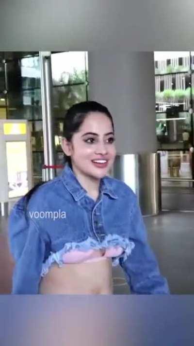 Urfi javed in beautiful shirt