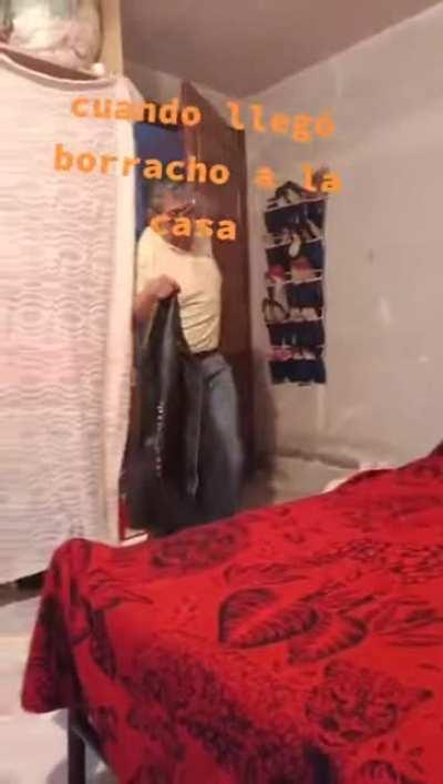 He is not drunk anymore