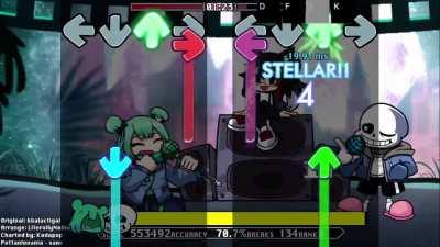 This is probably one of the funniest miss animation/sound I've seen so far in an FNF mod. (Only happens if you miss the left arrow)