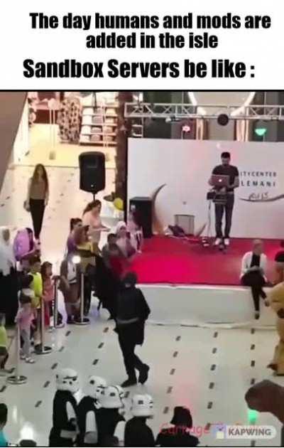 The Day humans and mods are added in the isle LOL