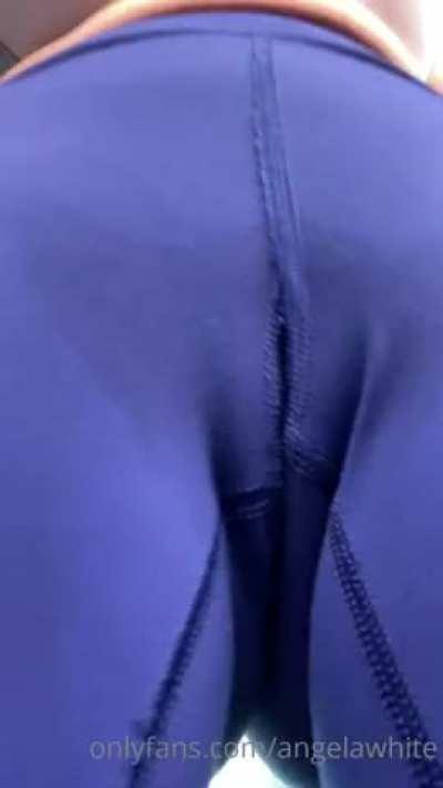 Angela’s sweaty tits