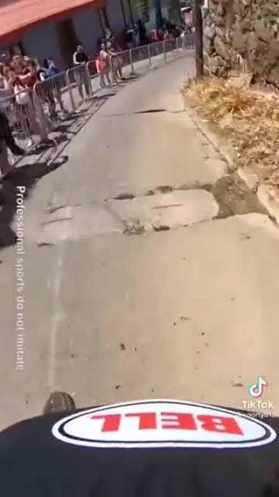 HMRB while I cycle down this village