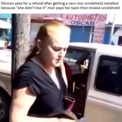 Gets what she deserves.