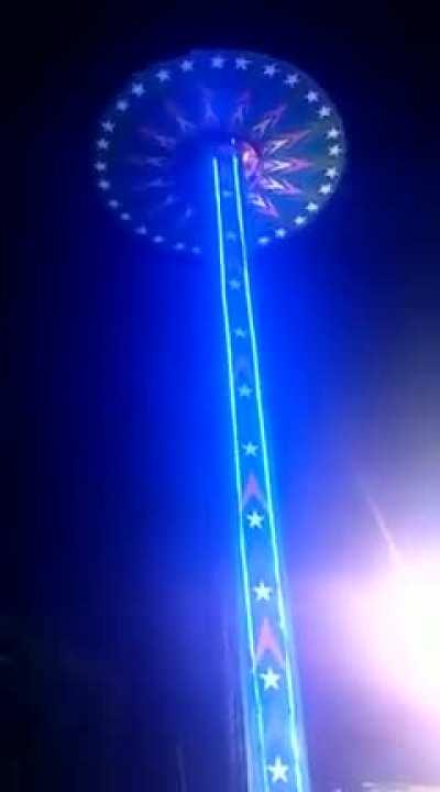 Carnival ride plunges 50 feet to the ground in India