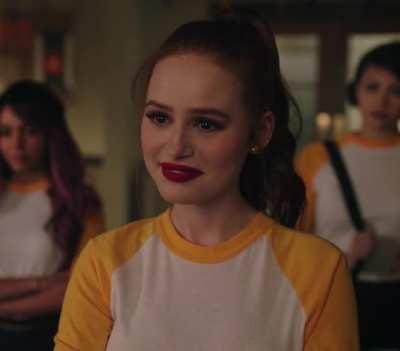 Madelaine Petsch is Gorgeous and All, but its the Stuck-Up Attitude her Character from Riverdale has that Makes me Want to Fuck her Aggressively. The Facial Expressions she Makes Here is Just Asking for it.