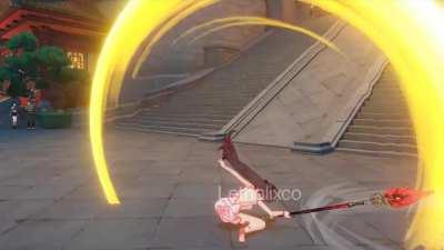 More Footage of Chinese-Dress Hu Tao!