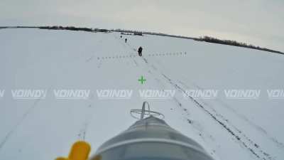 RU POV: VOSTOK Group 35th Army Motor Rifle Regiment UAV 1198 operators strike UAF manpower in the area of the settlement of Verkhnyaya Tersa.