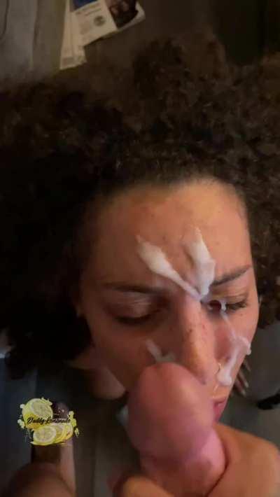 Nice thick load for this pretty slut🤪