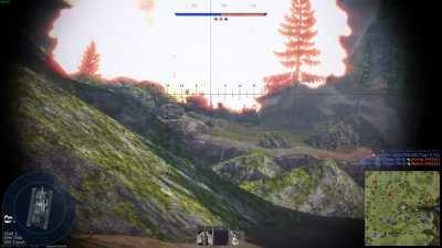 Tank gets some sick air time