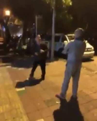 Street fight in China