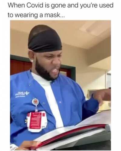 Just keep wearing a mask. Problem solved.