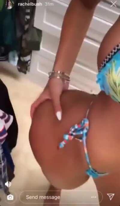 Showing off those big tits and ass