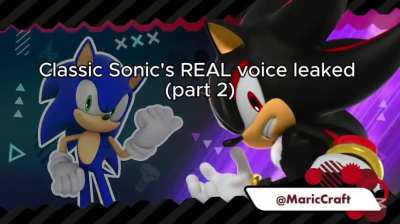 This is what Classic Sonic REALLY said during twitter takeover