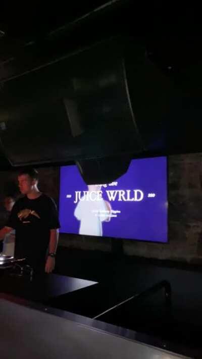 New Zealand club tribute to juice wrld