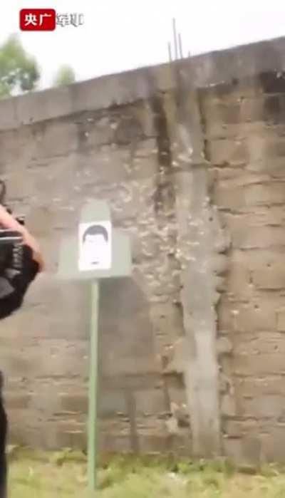 Brand-new Chinese QBZ-191 assault rifles can’t put proper spin on the bullets. As a result, the bullets tumble mid-air and strike the target sideways, resulting in “keyholes” instead of round bullet holes.