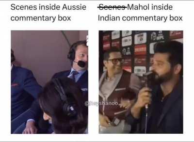 English commentary vs Hindi commentary