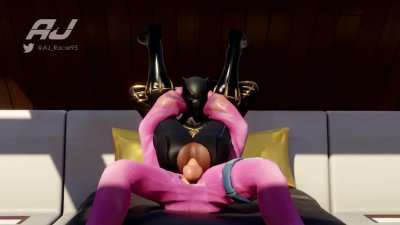 Black Panther fucked by Rabbit Raider in full nelson WITH AUDIO! (Artist: Aj_Racer95 on Twt)