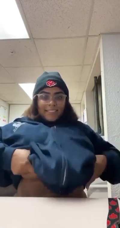 Hispanic with black tits?