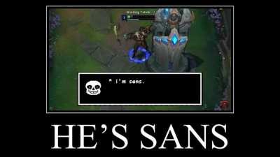 He's sans