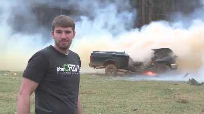 FPSRussia almost split in half by shrapnel