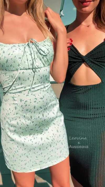 We prefer wearing our summer dresses with no underwear