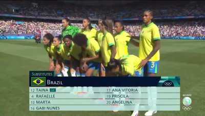 Acho que ele é muito fã do futebol feminino