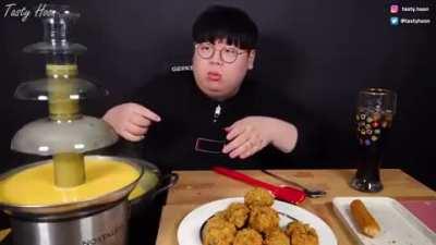 Remember the cheese guy the other day? He finally achieved what he attempted before.