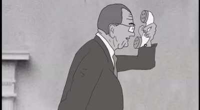 President Lyndon Johnson orders pants