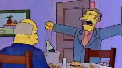 The Simpsons - Steamed Hams... But it's Basket Case. How have I never seen this?!