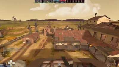 demoman has a market gardener and it's called the frying pan.