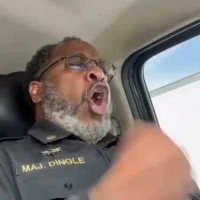 Powerful black policeman’s message to the world of police hatred.