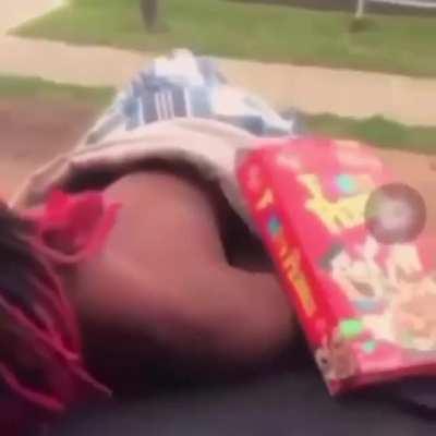 I even got the popcorn