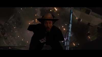 Hans Gruber falls from Carmick Plaza 1895