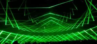 world record for number of lasers at a show was broken last year, it's pretty wild