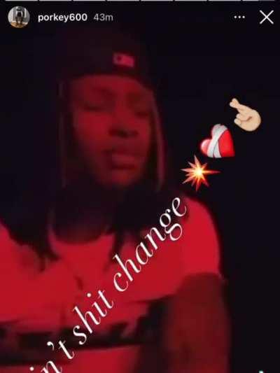 Vroy shouting out Porkey (600) 🥷🏽 