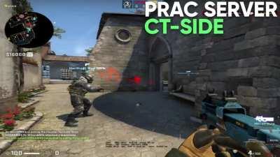 There's a wall on Inferno that you can wallbang ONLY with SMGs and ONLY as a CT