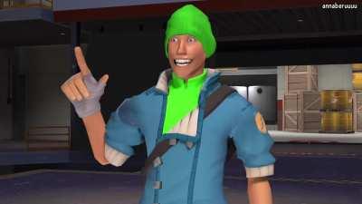 Soldier respects Scouts