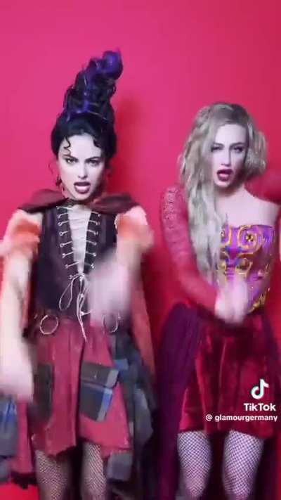 Madelaine Petsch, Lili Reinhart, & Camila Mendes As The Hocus Pocus Sisters