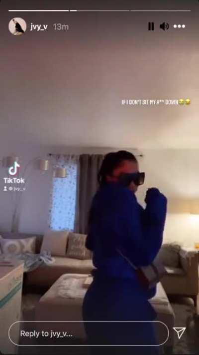 Janet Wearing FTC Merch On her story