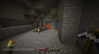 Going caving with my villager buddy